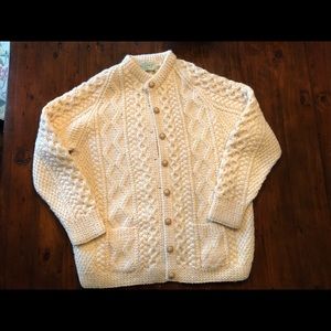 Beautiful Irish Knit Cardigan Sweater